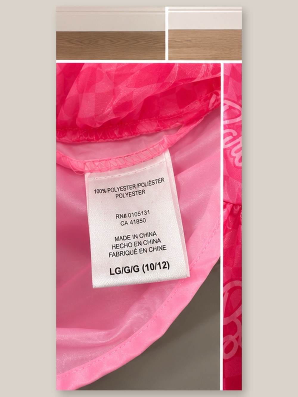Barbie Pink Logo Puff-Sleeve Party Dress - Picture 4 of 4